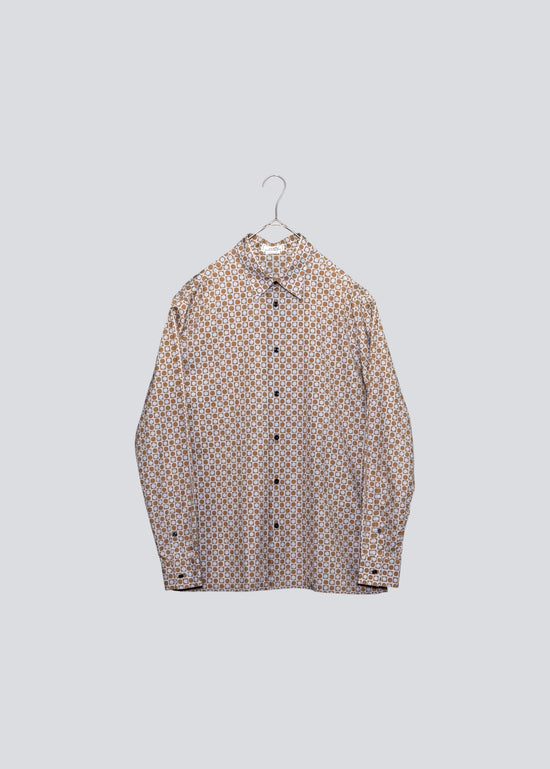 HERMES Made in France cotton serie button shirt
