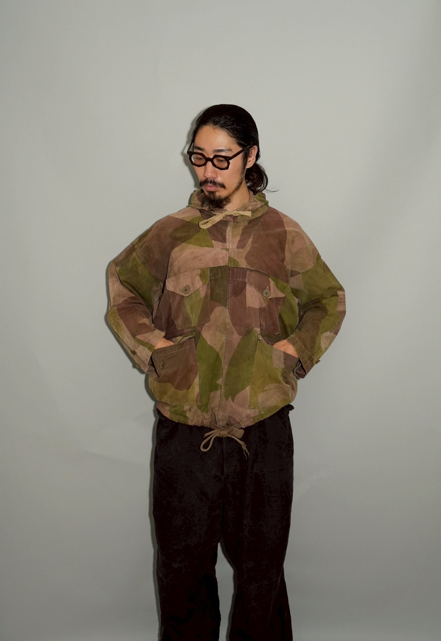 1940s イギリス軍 SAS DRAB cotton Smock 茶杢 1940s イギリス軍 SAS DRAB cotton Smock 茶杢