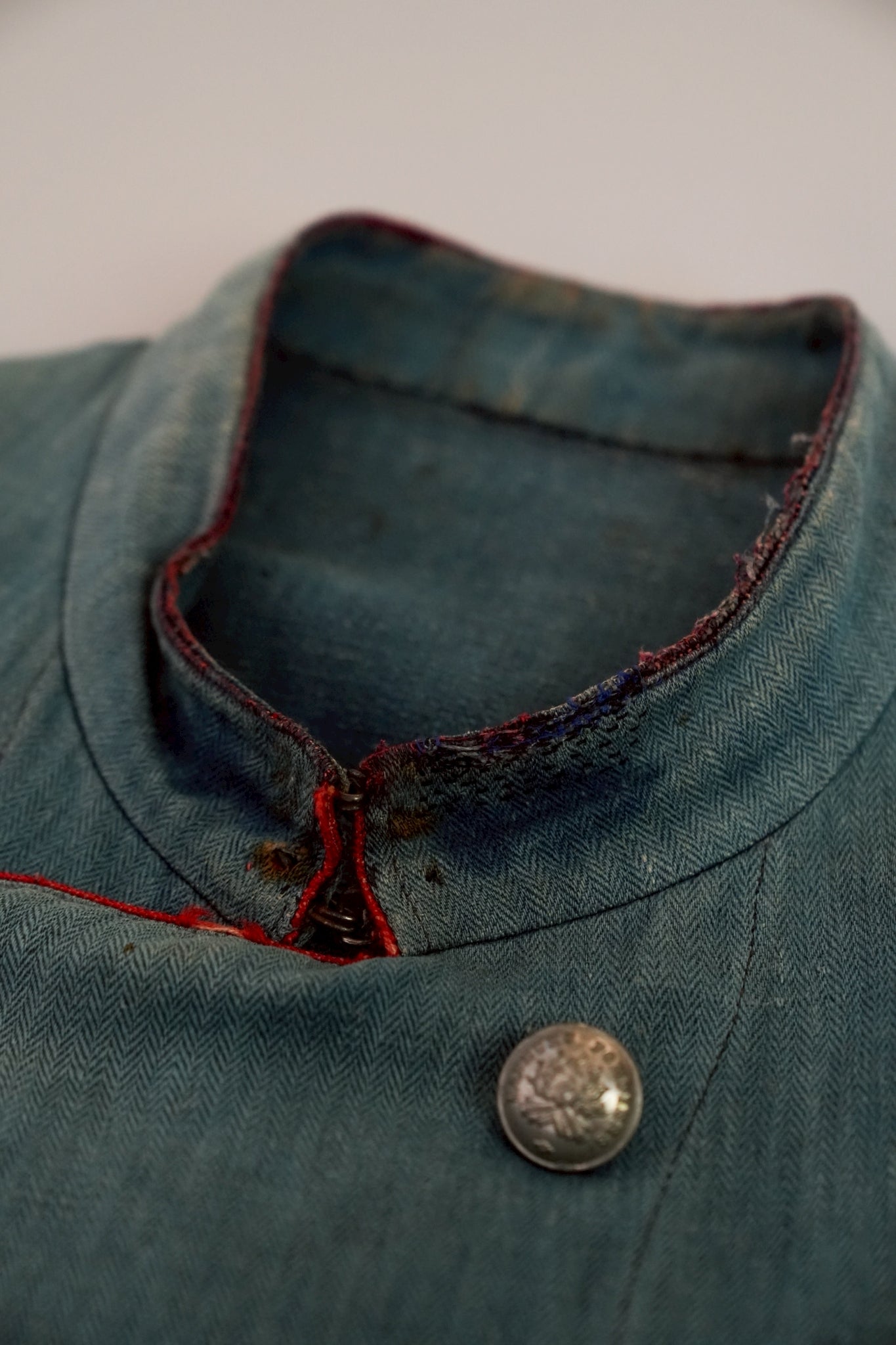 y*o様 〜20's indigo linen french fireman p y*o様 〜20's indigo