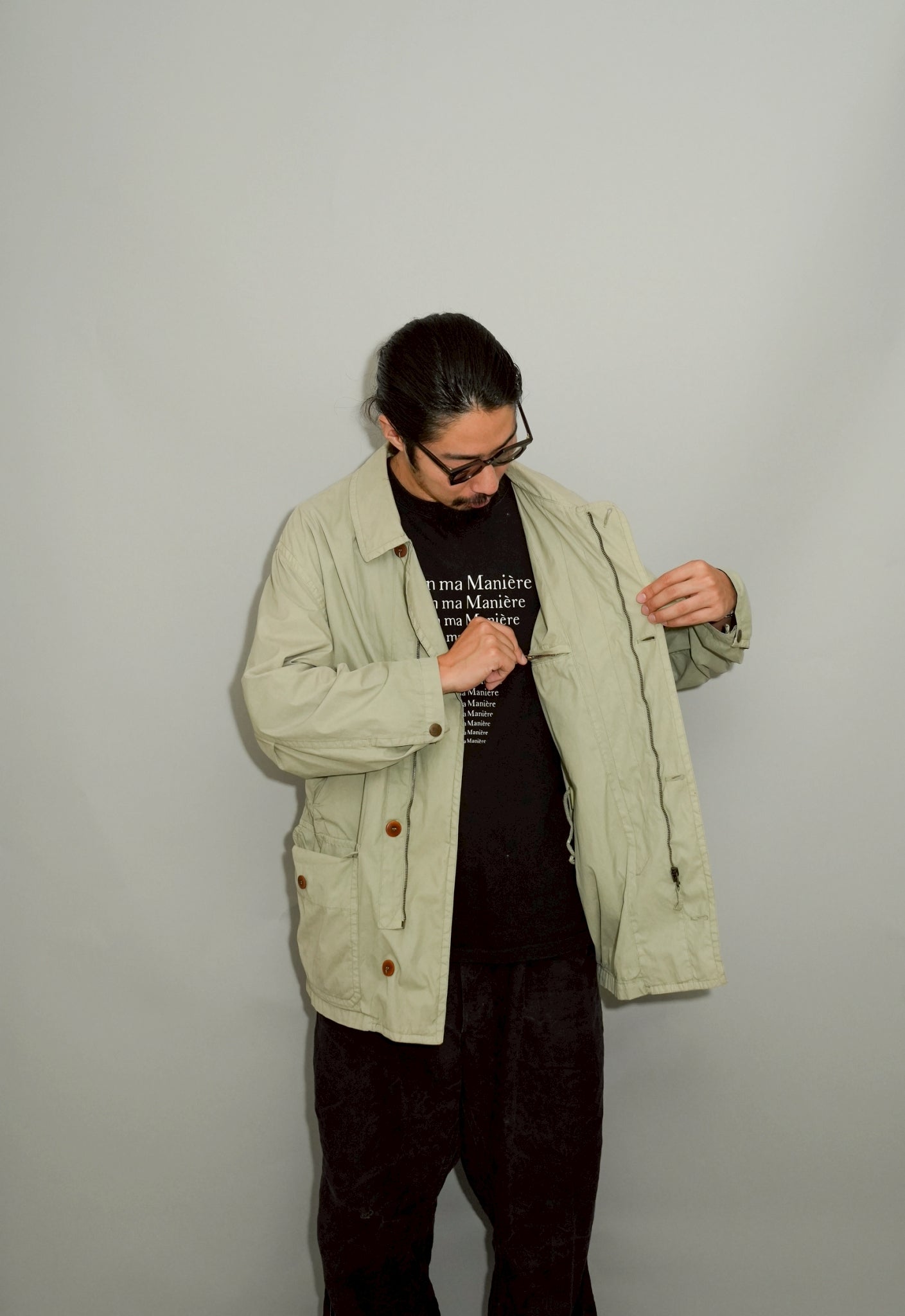 1990's Made in ITALY Henry Cotton's Cotton Jacket – Maison ma Manière