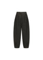 AMOMENTO mens wool shirring pants
