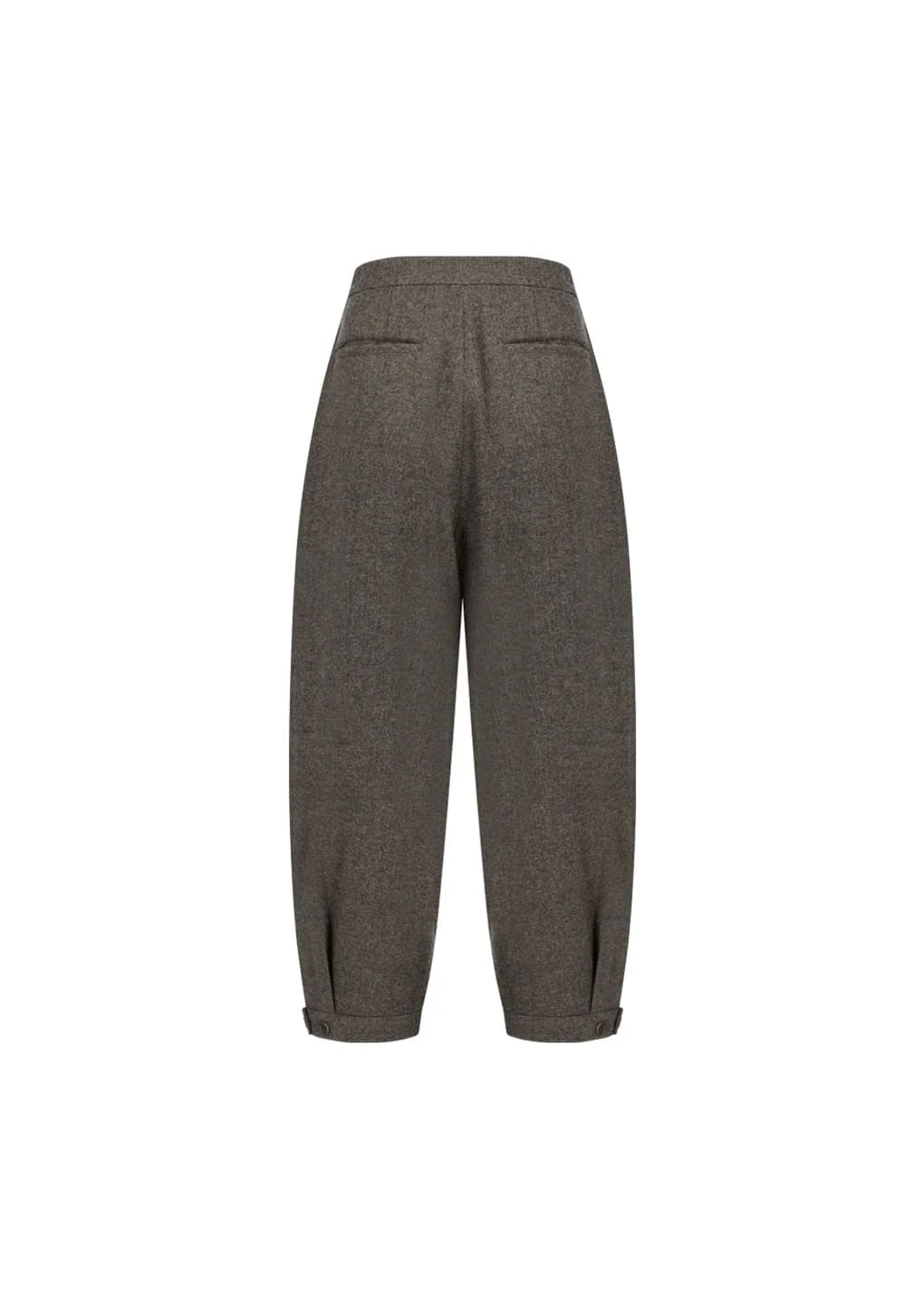 AMOMENTO mens wool shirring pants – Maison ma Manière