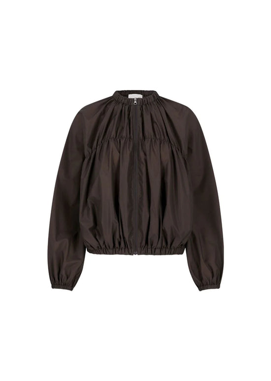 AMOMENTO nylon shirring jumper