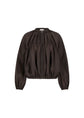 AMOMENTO nylon shirring jumper