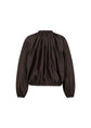 AMOMENTO nylon shirring jumper