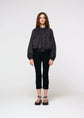 AMOMENTO nylon shirring jumper