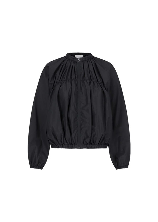 AMOMENTO nylon shirring jumper