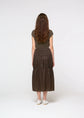 AMOMENTO nylon shirring skirt