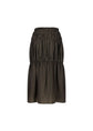 AMOMENTO nylon shirring skirt