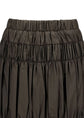 AMOMENTO nylon shirring skirt