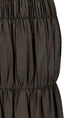 AMOMENTO nylon shirring skirt