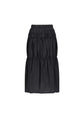 AMOMENTO nylon shirring skirt