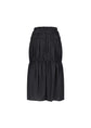 AMOMENTO nylon shirring skirt