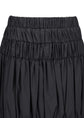 AMOMENTO nylon shirring skirt