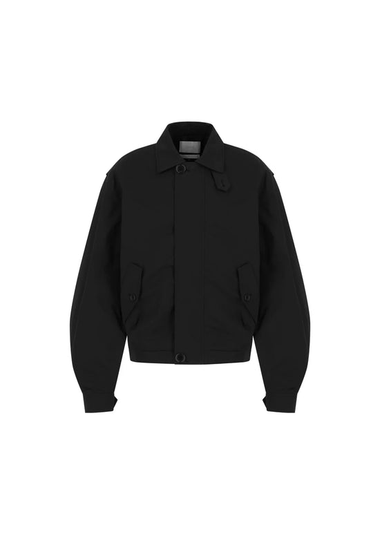 AMOMENTO padded cotton nylon jumper