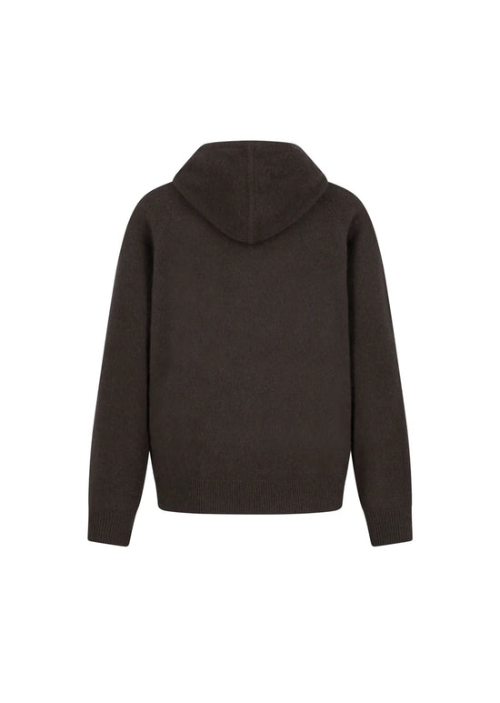 AMOMENTO racoon hoodie knit