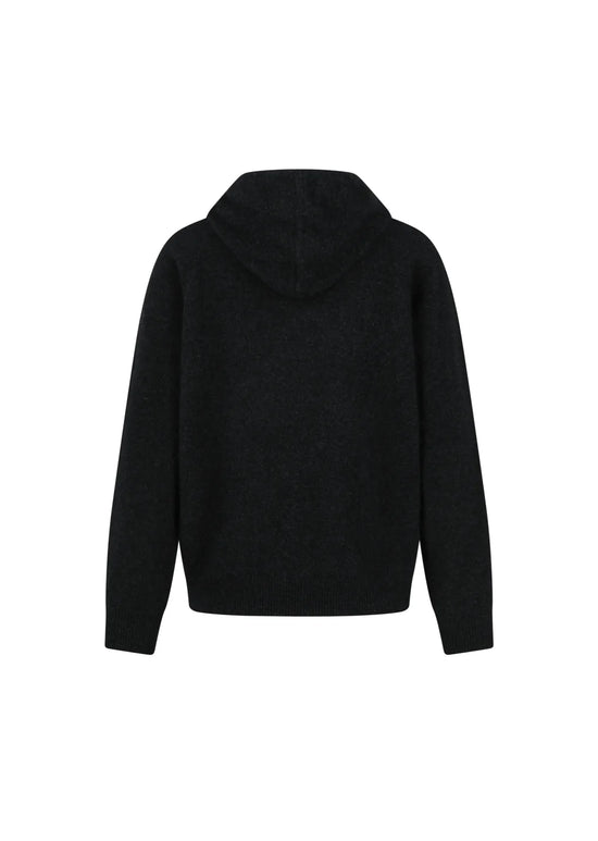 AMOMENTO racoon hoodie knit