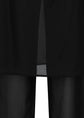 AMOMENTO sheer layered pants