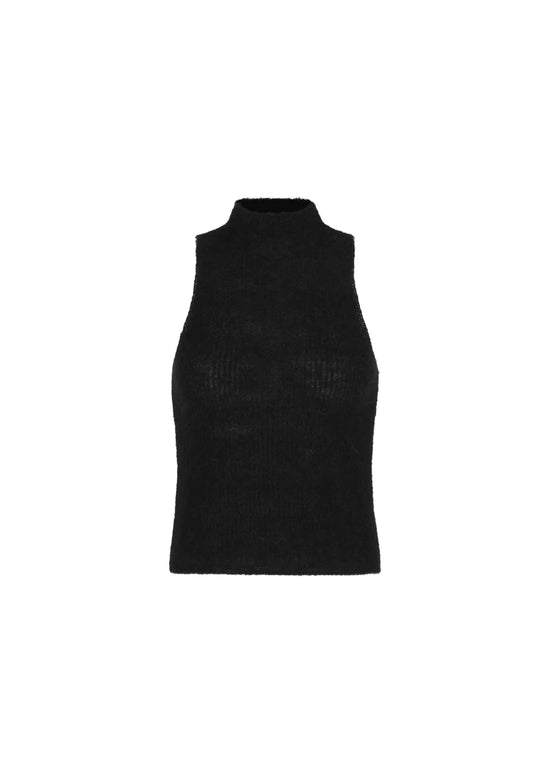 AMOMENTO sheer sleeveless top