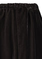 AMOMENTO velvet drawstring maxi skirt