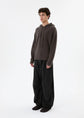AMOMENTO drawstring wide fatigue pants
