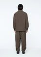 AMOMENTO mens wool shirring pants
