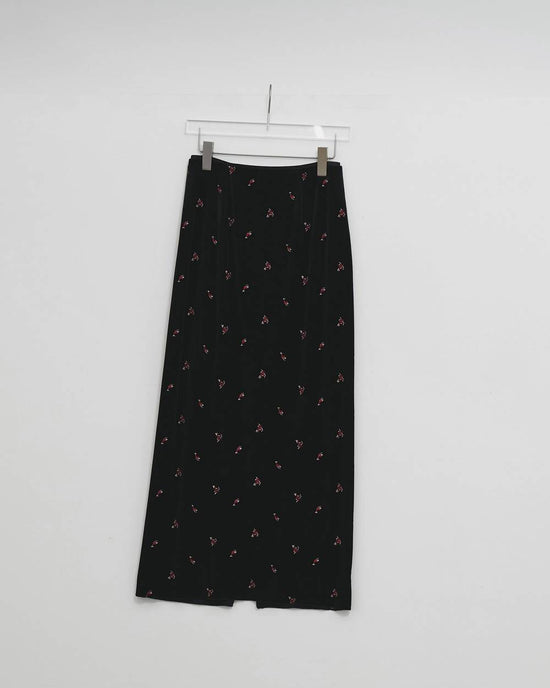 TODAYFUL Petit Flower Velour Skirt