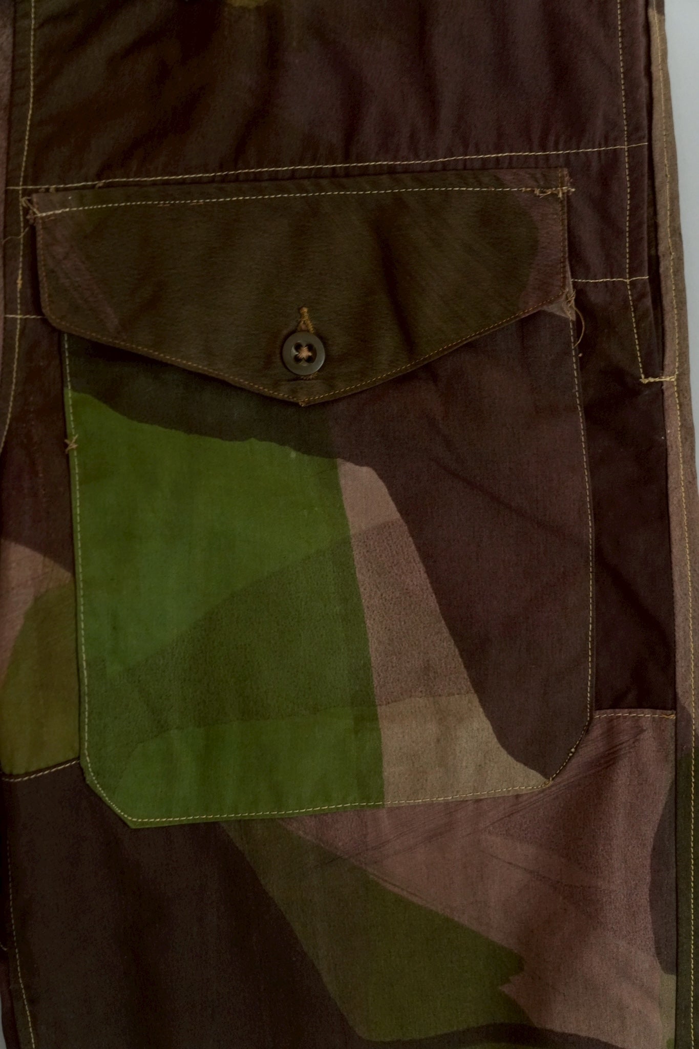 1940's British Army SAS brushstroke camouflage windpoof over