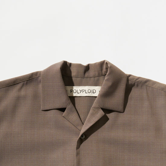 POLYPLOID OPEN COLLAR SHIRT C