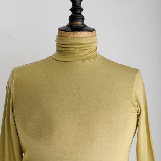 Silk and Cashmere Turtle Neck Tops