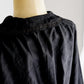1900’s French Antique Black satin cotton work blouse