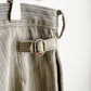 1940’s French vintage Salt and pepper striped cotton work trousers