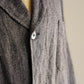1940’s French Vintage Black chambray atelier coat “V pocket“