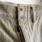 1940’s French vintage Salt and pepper striped cotton work trousers