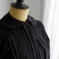 1900’s French Antique Black satin cotton work blouse
