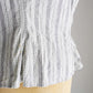 1900’s French antique Stripe sleeveless blouse