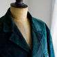 1940~50’s French Vintage Green corduroy animal button gamekeeper jacket “Good condition“
