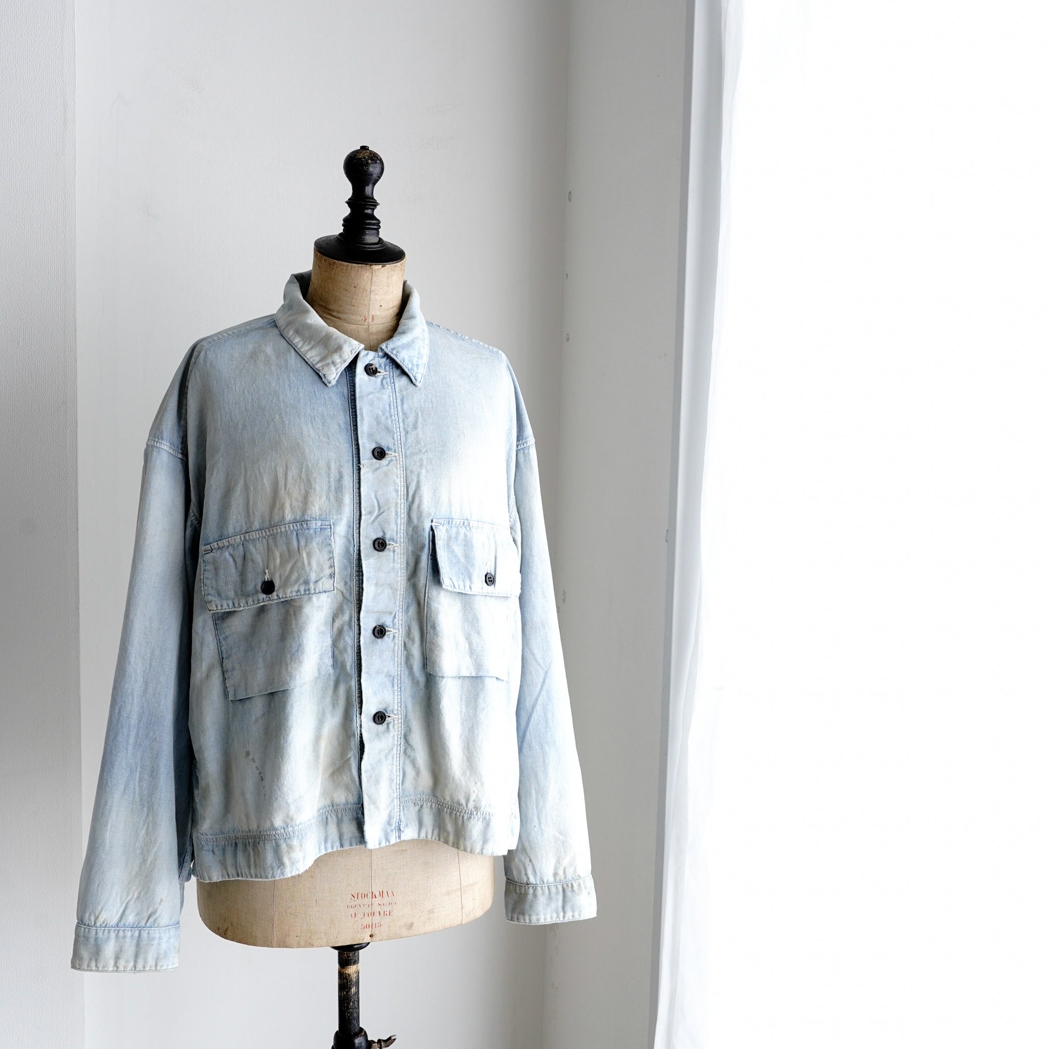 CHAMBRAY SHIRTS JACKET – Maison ma Maniere