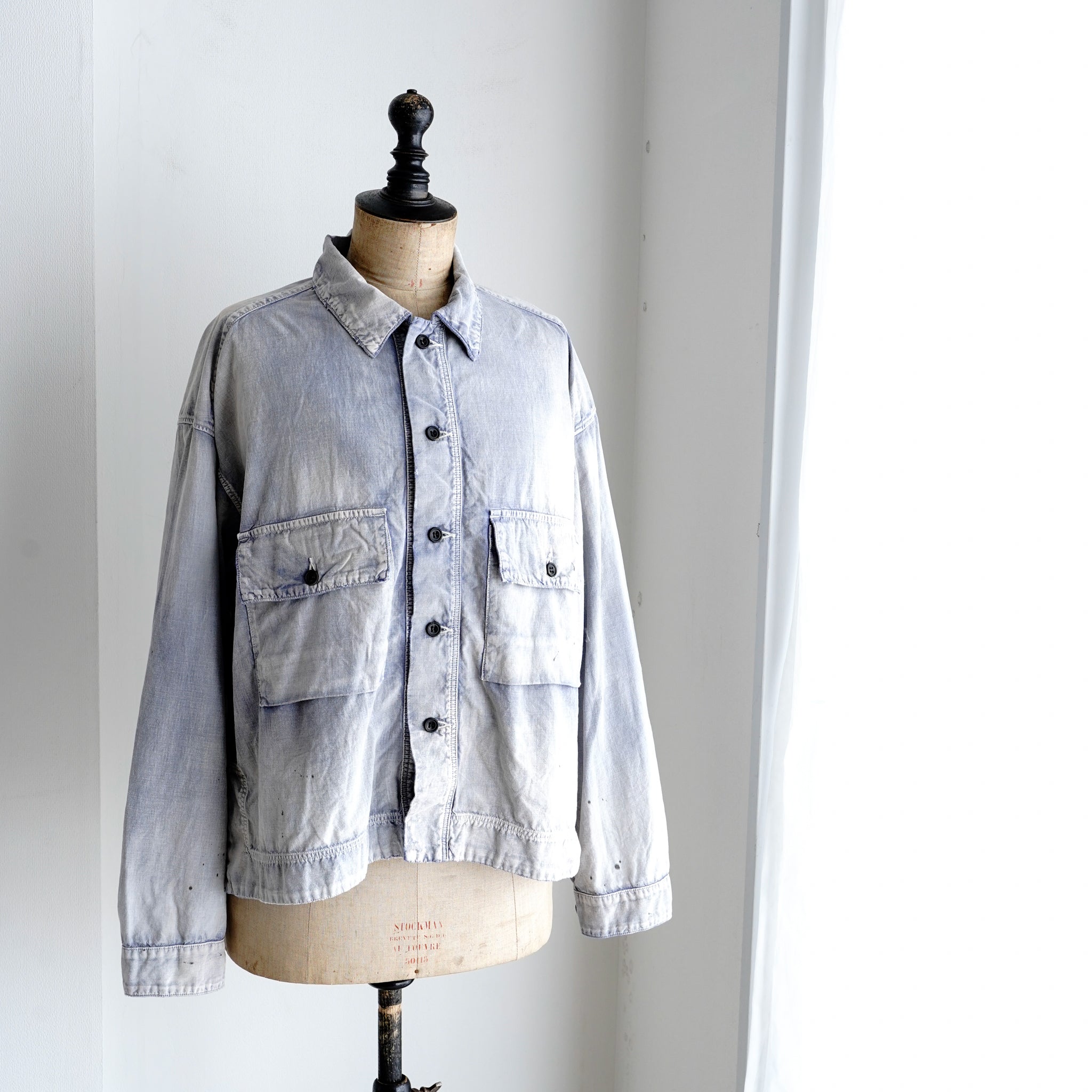 CHAMBRAY SHIRTS JACKET – Maison ma Maniere