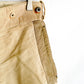 1920’S FRENCH VINTAGE "LE PARFAIT" BEIGE & BROWN MOLESKIN WORK TROUSERS "BEAUTIFUL PATCHED"