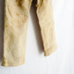 1920’S FRENCH VINTAGE "LE PARFAIT" BEIGE & BROWN MOLESKIN WORK TROUSERS "BEAUTIFUL PATCHED"