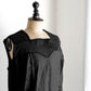 1940’s French Vintage Black work dress "Dead Stock"