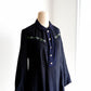 1940’s French Vintage Wool embroiderd dress