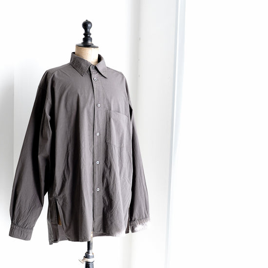 WRINKLES OVERSIZED LS SHIRT