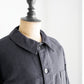 1950~1960’s French Vintage Black moleskin work jacket