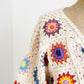 Crochet Cotton Cardigan "Colorful" A