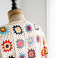 Crochet Cotton Cardigan "Colorful" C