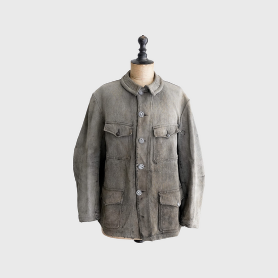 1940’s French Vintage "COTELE DECATI" Cotton picket hunting jacket