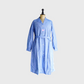 French Vintage "Dead Stock" chambray work dress "Galeries Lafayette"